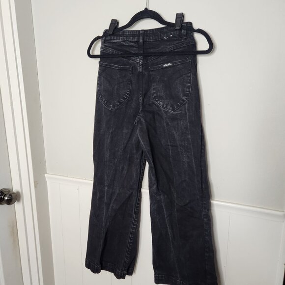 ROLLA'S Black Flare & Wide Leg Jeans - Picture 5 of 7